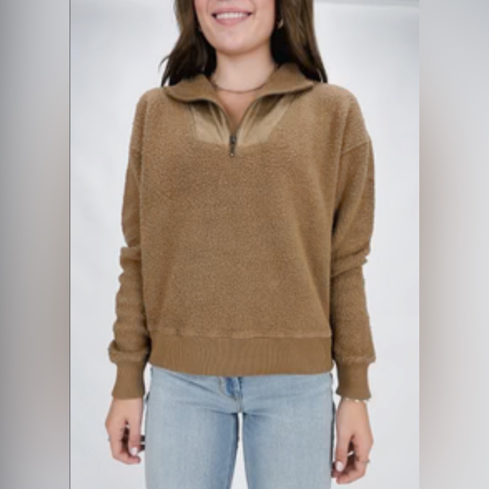 AMERICAN EAGLE OUTFITTERS SWEATER ZIP UP NEW NWT COZY